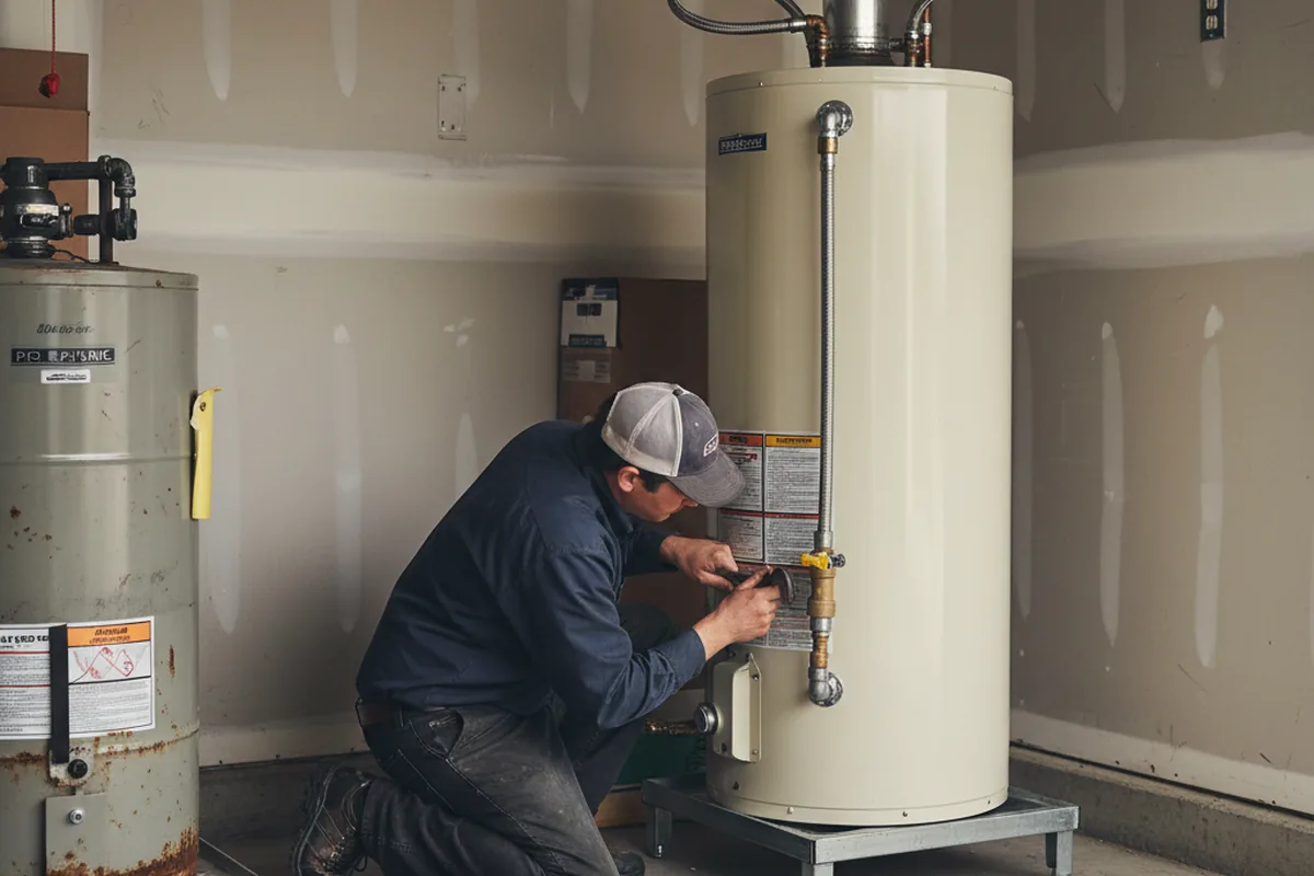 Water heater and shutoff valve replacement in Pleasant Ridge