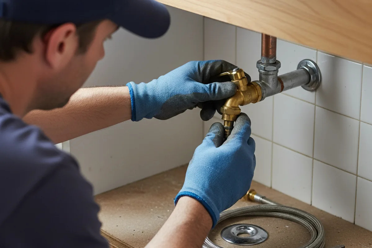 Shutoff valve and fitting work during Emergency Plumbing in Pleasant Ridge